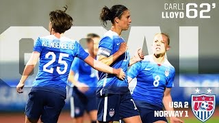 WNT vs. Norway: Carli Lloyd Second Goal - March 4, 2015