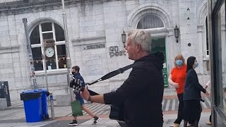 Cork City . Nothing like this busker.  Amazing Must watch !!