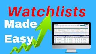 How to create a watchlist for stocks on marketchameleon.com