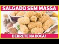 SALGADO SEM MASSA INCRÍVEL! Croquete de Frango Cremoso Diferentão | Receitas de Minuto 550