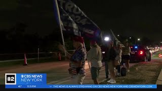 Supporters gather outside Trump's Mar-a-Lago estate after indictment