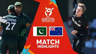 Pakistan v New Zealand | Match Highlights | U19 CWC 2024
