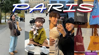 파리 브이로그🇫🇷 ep.1 / 우리 가족 첫 유럽여행! ✈️  누가 아기 데리고 유럽을 가?