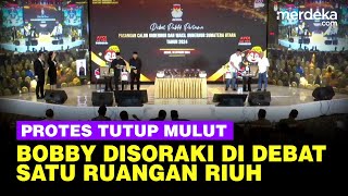 Bobby Disoraki di Debat Pilkada Sumut Bikin Satu Ruangan Riuh, Protes Tutup Mulut