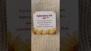 Ephesians 2:8 — Bible Verse Prayer Cards, Sunflower - YtedRav Store - Amazon #Jesus