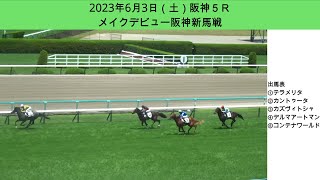 2023年6月3日世代最初のメイクデビュー阪神新馬戦！