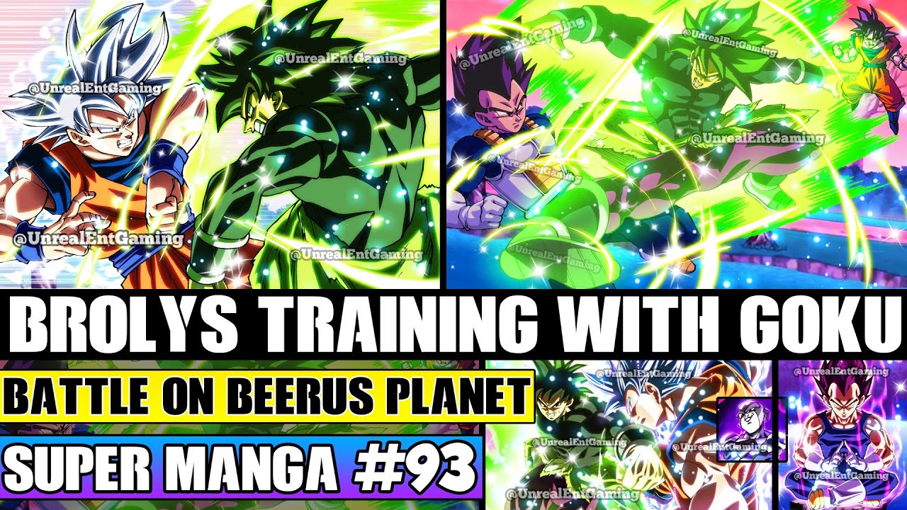 GOKU VS VEGETA BEGINS! Brolys Training On Beerus Planet Dragon Ball ...