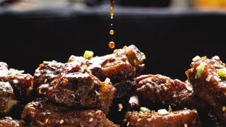 Honey-garlic Spareribs | SAM THE COOKING GUY