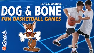 Fun BASKETBALL Drills for Kids - 🐶 Dog and Bone 🦴 (Youth Basketball 1 on 1 Game)