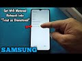 How to Set Wifi Metered Network into Treat as Unmetered in Samsung Galaxy A02