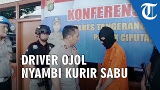 Pengemudi Ojol Nyambi Kurir Sabu Diringkus Aparat Polsek Ciputat