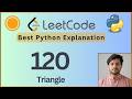 Leetcode 120. Triangle | DP Bottom-Up & Top-Down | Python Solution