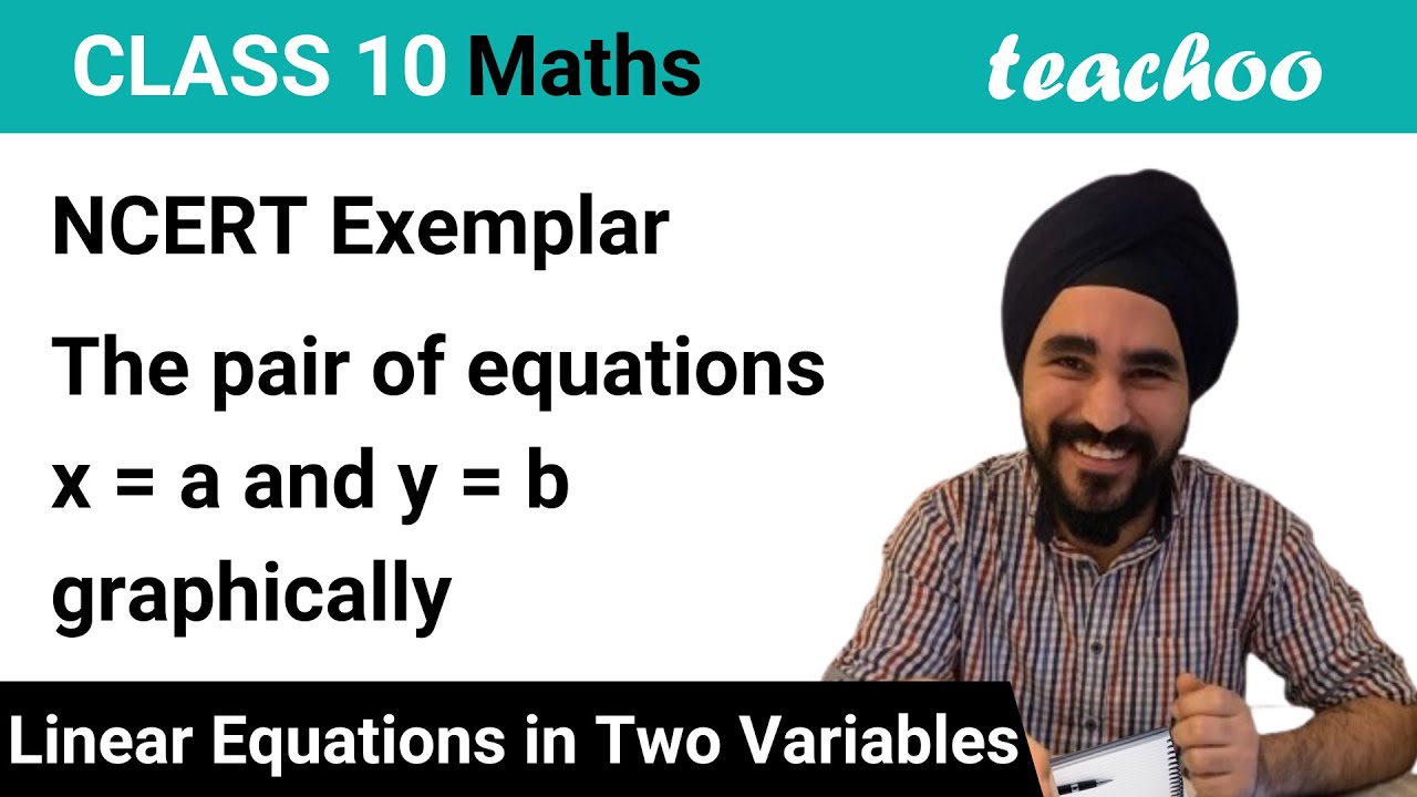 The Pair Of Equations X = A And Y = B Graphically Represents Lines ...