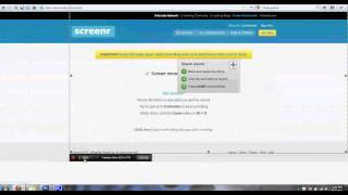 Screencasting/Screen Capture using Screenr
