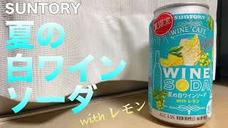 【お酒】夏の白ワインソーダwithレモンを飲む！