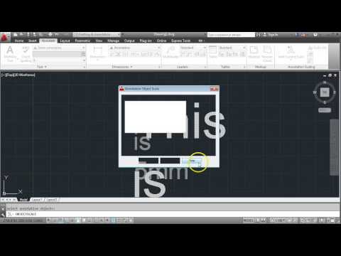 Using Annotative Text in AutoCAD Using Annotative Text in AutoCAD
