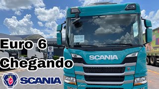 Chegou!!! Scania P320 Euro 6 Azul água, lindo demais!!!