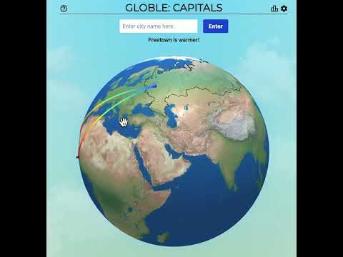 Globle Capitals Speedrun 3/3/2024 - YouTube