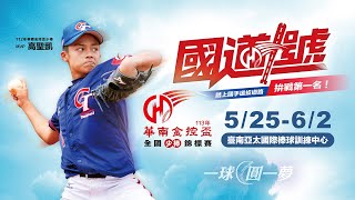 20240601 || 113年盃華南金控盃全國少棒錦標賽 || G28 || 台中市 vs 台東縣 || 臺南亞太棒球訓練中心少棒主球場 ||