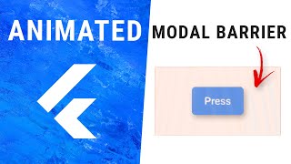 Flutter AnimatedModalBarrier Widget