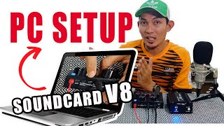 EASY WAY CONNECT AND SETUP SOUNDCARD V8 TO COMPUTER