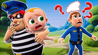 Rescue Little Baby 👶🏻 | Police Officer Song | and More Nursery Rhymes & Kids Son