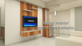 Design Interior Apartemen Meikarta Terbaru 2 Bedroom Tower 53022 lt 17 unit 17 B