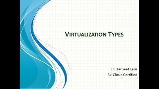 Virtualization Types