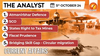 Current Affairs Today: The Analyst 5 October 2024 | Newspaper Analysis | Vajiram And Ravi