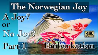 We are giving Norwegian a 2nd chance. How joyous was our 1st day onboard The NCL Joy?