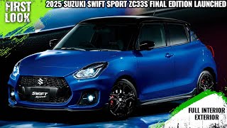 2025 Suzuki Swift Sport ZC33S Final Edition Launched In Japan - First Look - Full Interior Exterior