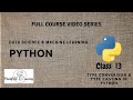 Class 13 - Type Conversion & Type Casting - Python for Data Science - Machine learning Full Course