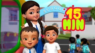 Chalo Chalo Hum School Jaate Hain | Hindi Rhymes for Children | Infobells