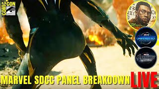 🔴 LIVE MARVEL SDCC 2022 Breakdown & Recap | Phases 5 & 6, Black Panther: Wakanda Forever & More!