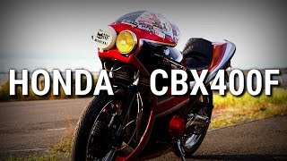 HONDA CBX400F　PV  ビャンビャンTV Cafe racer フルカウル CBX OID style　絶版　バイク　BIKE ツーリング　ミーティング