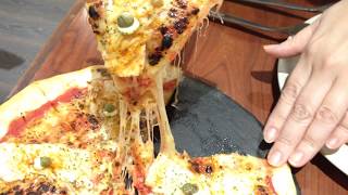 新店大坪林站美食-P\u0026P House 義式鄉村料理-炙燒焦糖鮭魚PIZZA