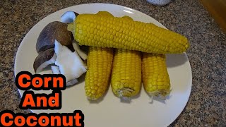 How I cook corn and coconut Nigerian snack