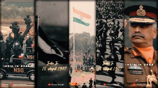 Independence Day Full Screen Whatsapp Status Video | 75th Independence Day Status |