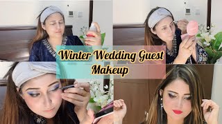 Non cakey winter makeup for wedding guest| winter makeup for beginners