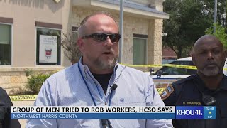 HCSO update: Three ATM robbers scared off after worker opens fire on them