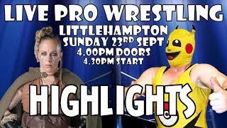 KAPOW Pro Wrestling in Littlehampton 2018 Highlights