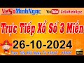 Xổ Số Minh Ngọc, Trực Tiếp Xổ Số Ngày 26/10/2024: KQXS Miền Nam XSMN, Miền Trung XSMT, Miền Bắc XSMB