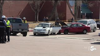 Five people injured after car crash at entrance to Doherty High School