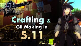 FFXIV - Crafting \u0026 Gil-making in 5.18 (Macros and other tips)