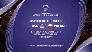 Live Stream - USA vs Poland - FIVB Volleyball World League 2015