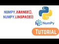 Python NumPy Tutorial For Beginners - numpy.arange(), numpy.linspace()