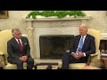 President Biden Participates in a Bilateral Meeting with King Abdullah II and the Crown Prince