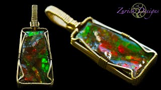 Wire Wrapping Tutorial- Clean & Simple Pendant Design