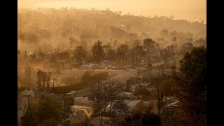 Siguen los incendios en Los Ángeles: miles sin luz y peligrosa calidad de aire y agua