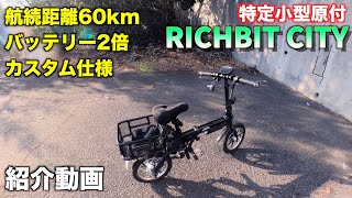 特定小型原付 RICHBIT CITY カスタム紹介